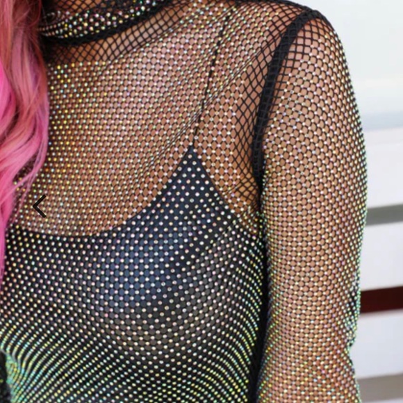 Black Rhinestone Top - Picture 17 of 17